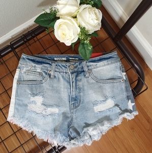 6 for $25 American flag  High-rise short shorts